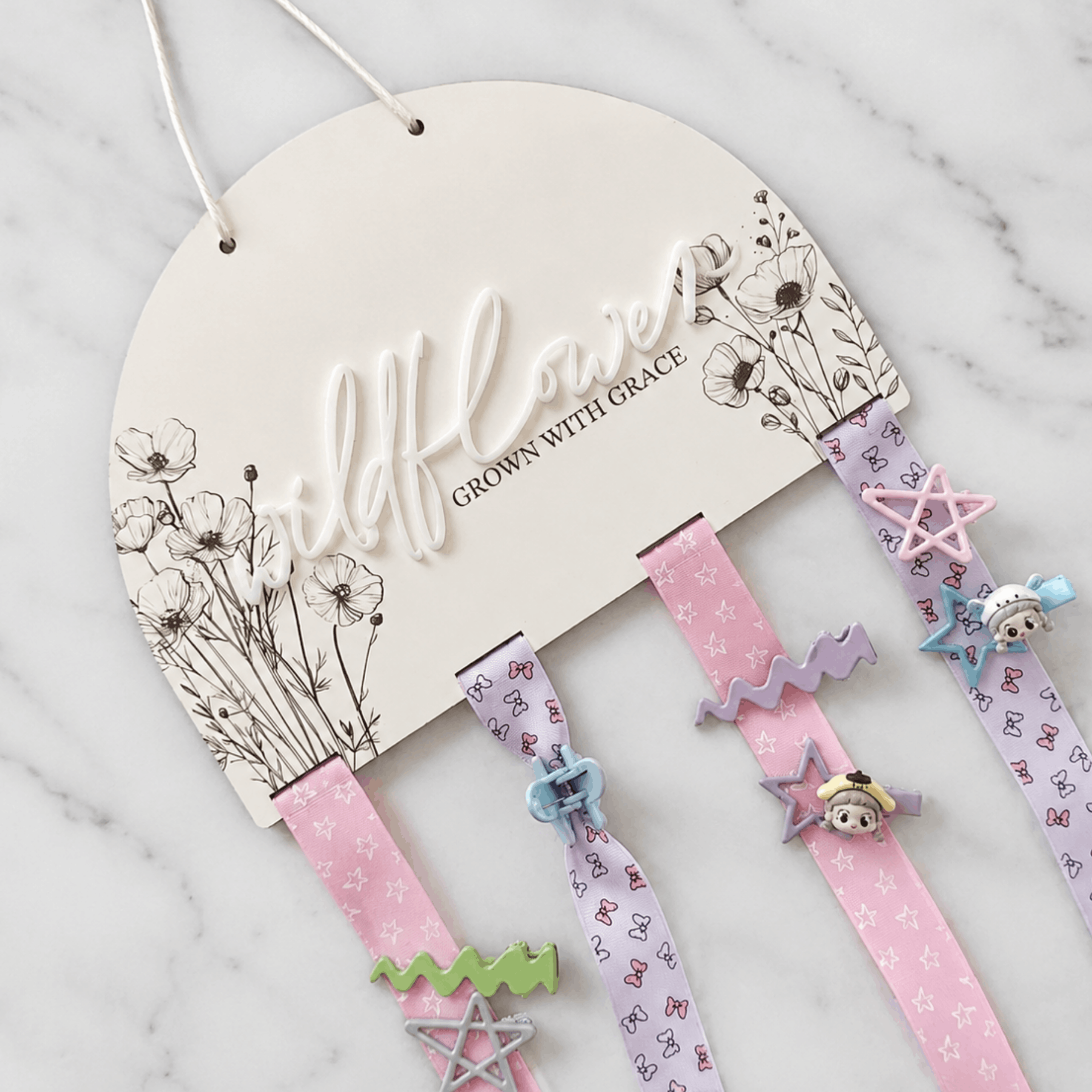 Wildflower Clip Holder