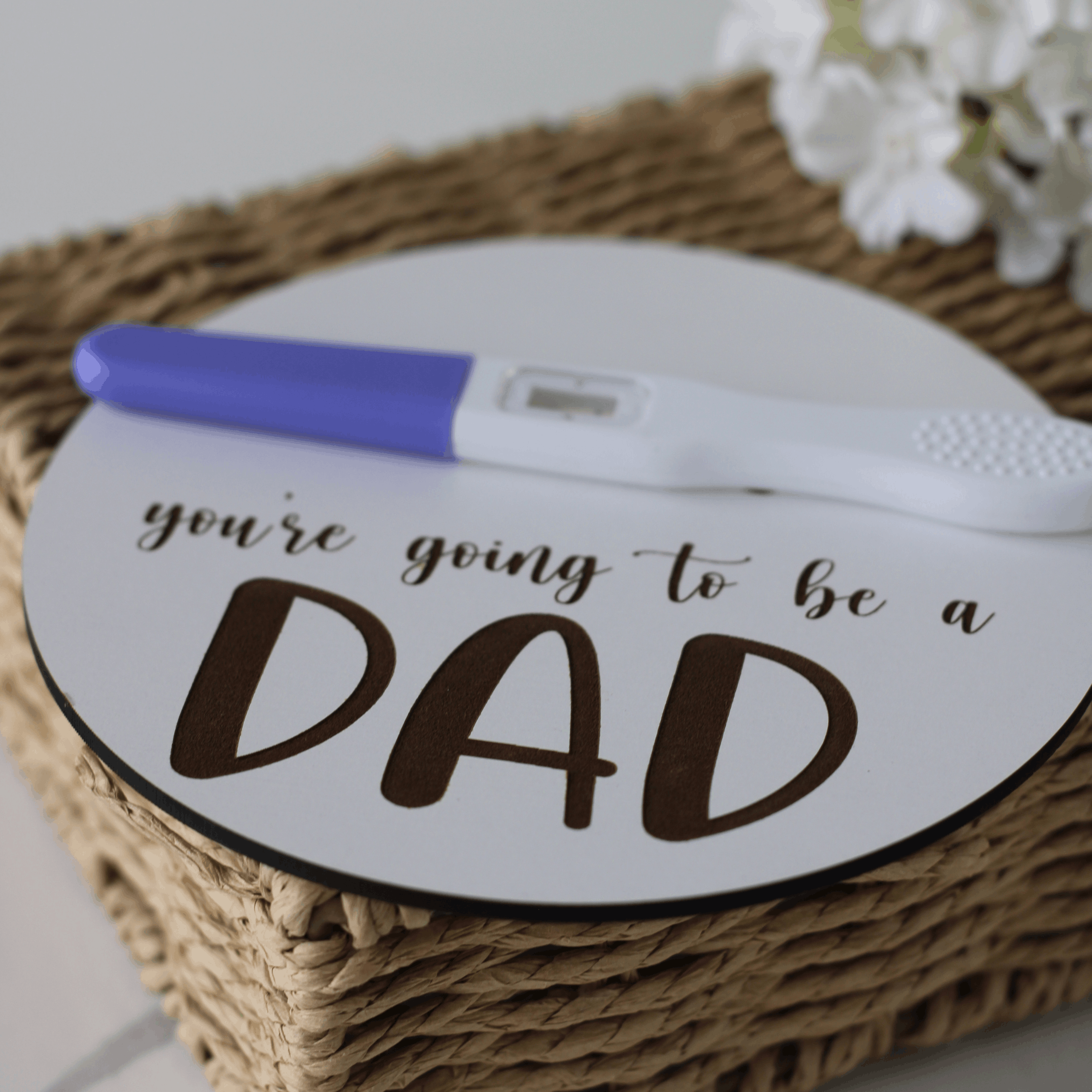 Test Holder PersonalisedPregnancy Announcement