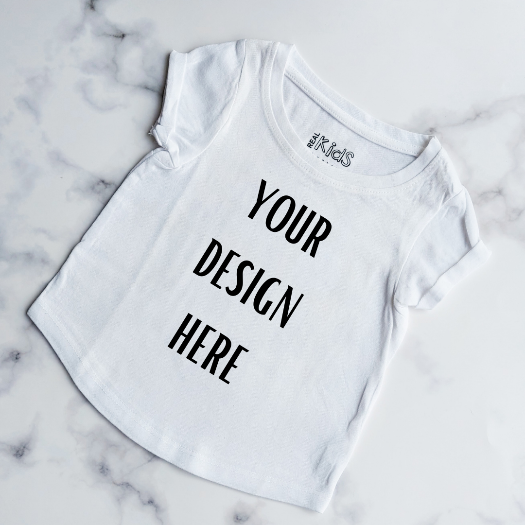 Custom Kiddies T-Shirt – Little Wildflower South Africa